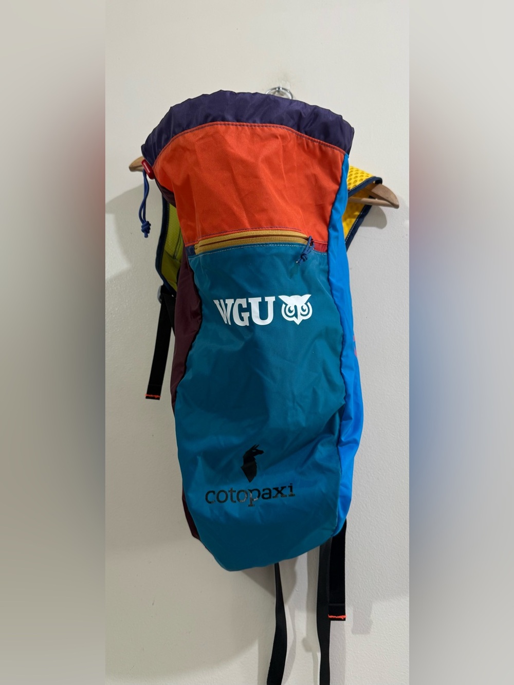 cotopaxi Colorblock Hiking Backpack - Teal, Orange, Blue, Purple